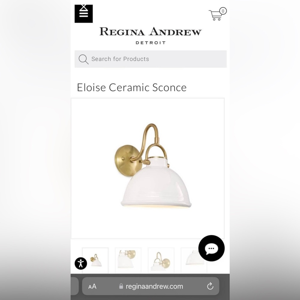 Regina Andrew Eloise Sconce Light